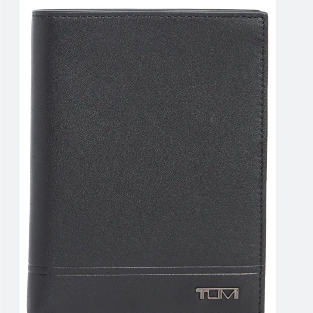 TUMI Leather Passport Wallet